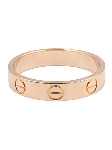 Cartier Cartier Mini Love Ring, 18K Pink Gold (PG), Women's Tone, B4085200 (view 2)