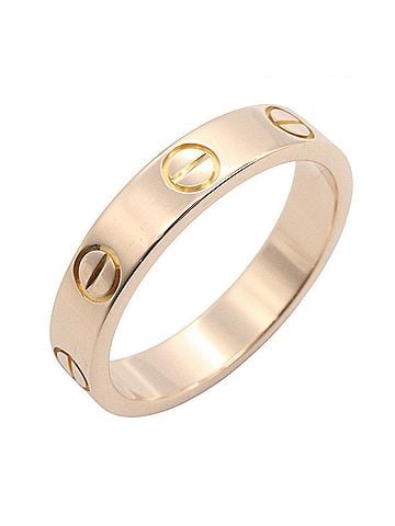 Cartier Cartier Mini Love Ring, 18K Pink Gold (PG), Men's and Women's, Tone (view 1)
