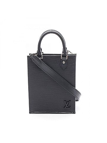 Louis Vuitton Louis Vuitton Petite Sac Plat Handbag, Leather, Epi Women's, Black, M69441 (view 1)