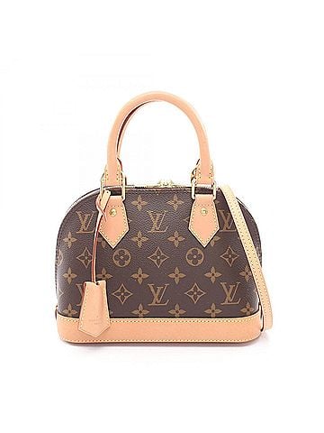 Louis Vuitton Louis Vuitton Alma BB Monogram 2-Way Handbag, Coated Canvas Leather, Women's, Brown, M53152 (view 1)