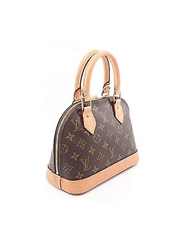 Louis Vuitton Louis Vuitton Alma BB Monogram 2-Way Handbag, Coated Canvas Leather, Women's, Brown, M53152 (view 2)