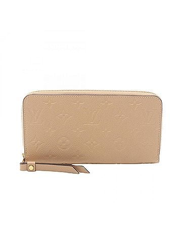 Louis Vuitton Louis Vuitton Zippy Wallet Monogram Empreinte Dune Round Long Leather Women's Beige M60746 (view 1)