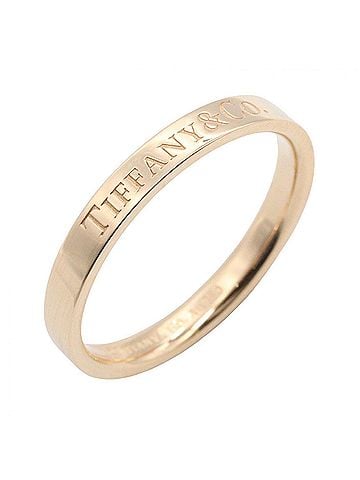 Tiffany & Co. Tiffany & Co. Flat Band Ring, 18K Pink Gold (PG), Tone, for Men and Women (view 1)