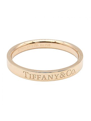 Tiffany & Co. Tiffany & Co. Flat Band Ring, 18K Pink Gold (PG), Tone, for Men and Women (view 2)