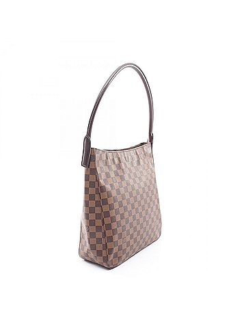 Louis Vuitton Louis Vuitton Looping GM Damier Ebene Special Order Shoulder Bag/Handbag, Coated Canvas and Leather, Women's, Brown, N51144 (view 2)