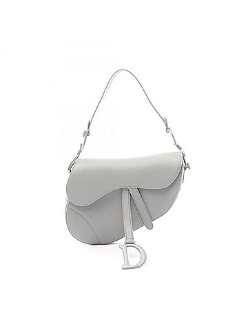 Christian Dior Christian Dior Dior Saddle Bag Handbag, Leather, Women's, Green (view 1)