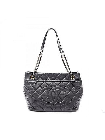 Chanel Chanel Matelassé Tote Bag/Handbag, Caviar Leather (Grained Calfskin), Women's, Black (view 1)