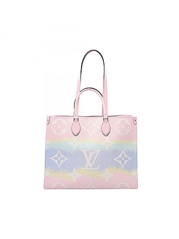 Louis Vuitton Louis Vuitton OnTheGo GM LV Escale Pastel 2-Way Tote Bag/Handbag, Coated Canvas and Leather, Women's, Pink/Multicolor M45119 (view 1)