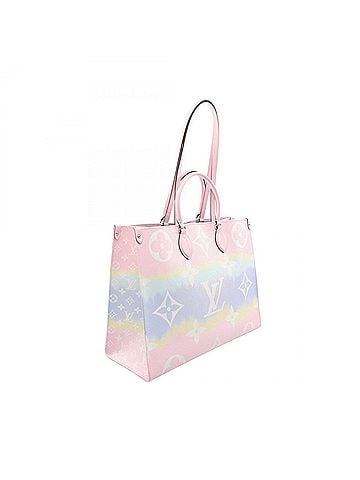 Louis Vuitton Louis Vuitton OnTheGo GM LV Escale Pastel 2-Way Tote Bag/Handbag, Coated Canvas and Leather, Women's, Pink/Multicolor M45119 (view 2)