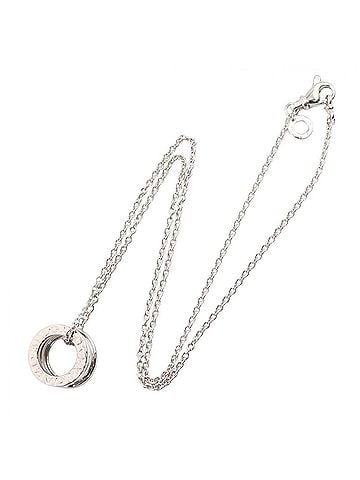 Bvlgari Bvlgari Bulgari B-zero1 Necklace, 18K White Gold (18KWG), Women's, Silver Tone, Item Number 352815 (view 2)