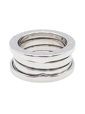 Bvlgari Bvlgari Bulgari B-zero1 Ring, 3-band ring, 18K White Gold (18KWG), Silver-tone, for men and women, 346583 (view 2)