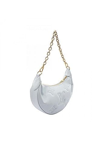 Louis Vuitton Louis Vuitton LOUIS VUITTON Over the Moon Bubble Glam 2-Way Shoulder Bag/Handbag Leather Women's Blue M59825 (view 2)