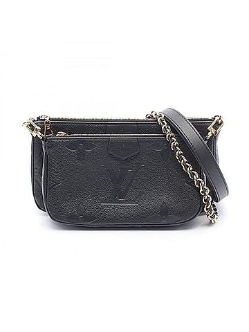 Louis Vuitton Louis Vuitton Multi Pochette Accessoires Shoulder Bag/Handbag, Leather, Monogram Empreinte, Women's, Black, M80399 (view 1)