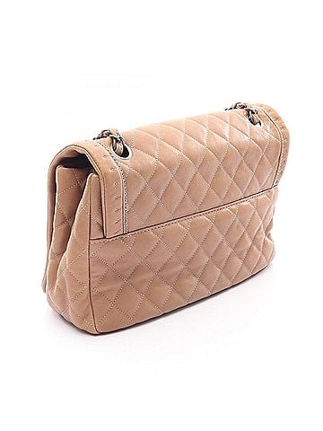 Chanel Chanel Matelassé Shoulder Bag/Handbag, Leather, Women's, Beige (view 2)