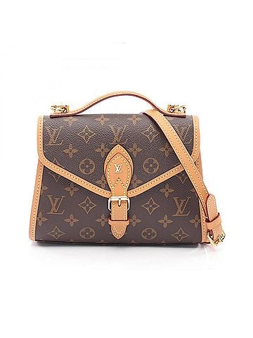 Louis Vuitton Louis Vuitton LV Ivy Monogram 2-Way Handbag, Coated Canvas and Leather, Pattern, Women's, Brown, M44919 (view 1)