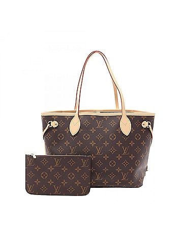 Louis Vuitton Louis Vuitton Neverfull PM Tote Bag Handbag, Coated Canvas and Leather, Monogram Pattern, Women's, Brown, M46979 (view 1)