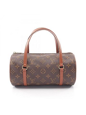 Louis Vuitton Louis Vuitton Papillon 26 Monogram (older model) handbag, coated canvas and leather, women's, brown, M51366 (view 1)