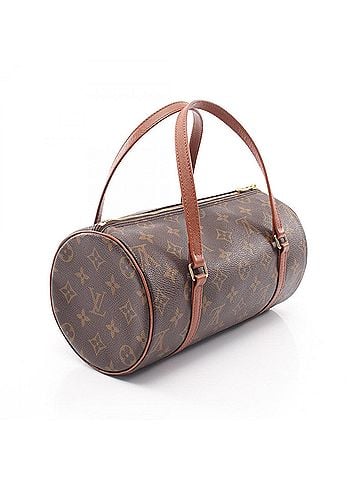 Louis Vuitton Louis Vuitton Papillon 26 Monogram (older model) handbag, coated canvas and leather, women's, brown, M51366 (view 2)