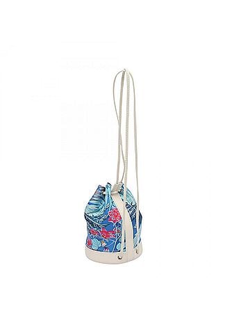 Hermès Hermes Soie Coeur Tiny Shoulder Bag/Handbag, Silk, Veau Swift, Women's, Blue/White/Multicolor (view 2)
