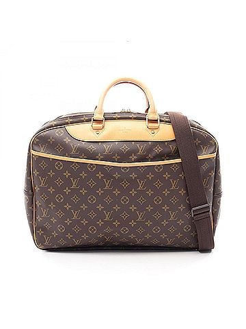 Louis Vuitton Louis Vuitton LOUIS VUITTON Alizé 24H Monogram 2-Way Boston Bag Handbag Coated Canvas Leather Men's Women's Brown M41399 (view 1)