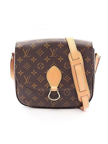 Louis Vuitton Louis Vuitton Saint Cloud GM Monogram Shoulder Bag/Handbag, Coated Canvas and Leather, Pattern, Women's, Brown, M51242 (view 1)