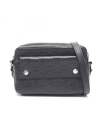 Céline Celine CELINE Mini Camera Bag Triomphe Shoulder Handbag Leather Women's Black 119243GDW.38SI (view 1)