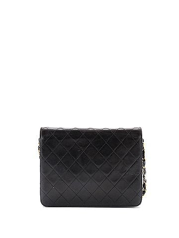 Chanel Vintage Clutch with Chain Quilted Leather Small (view 2)