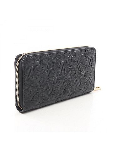 Louis Vuitton Louis Vuitton Zippy Wallet Monogram Empreinte Noir Round Long Leather Men's Women's Black M28791 (view 2)