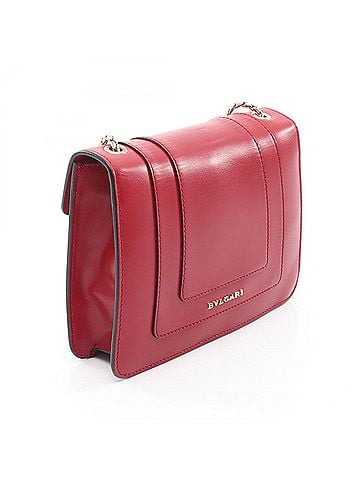Bvlgari Bulgari BVLGARI Serpenti Forever Shoulder Bag Handbag Leather Women's Red (view 2)