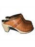 Swedish Hasbeens 100% Leather Brown Mule/Clog Size 8 - photo 7