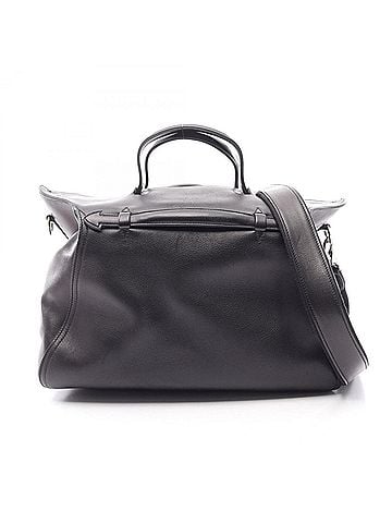 Hermès Hermes HERMES Oxer 2-way handbag, leather, Evergrain, women's, black. (view 1)