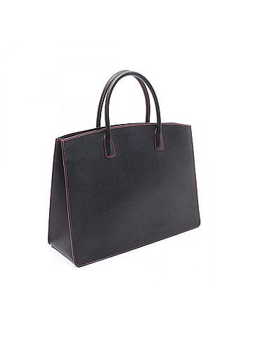 Hermès Hermes Whitebus GM Tote Bag Handbag Leather Chevre Coromandel Women's Black (view 2)