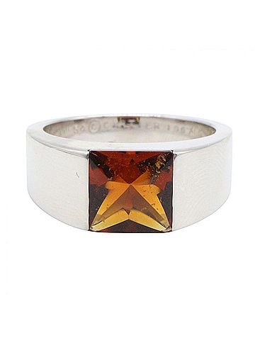 Cartier Cartier Tank Ring, 18K White Gold (18KWG), Women's Silver Tone (view 2)