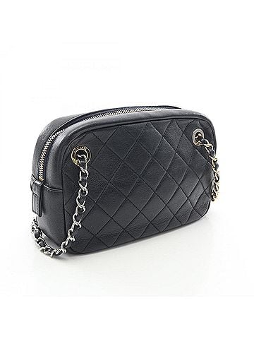 Chanel Chanel Matelassé Camera Bag, Shoulder Handbag, Leather, Women's, Navy (view 2)