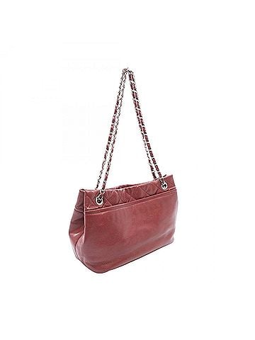 Chanel Chanel Matelassé Coco Marmark Chain Tote Bag, Handbag, Caviar Leather (Grained Calfskin), Women's, Bordeaux (view 2)
