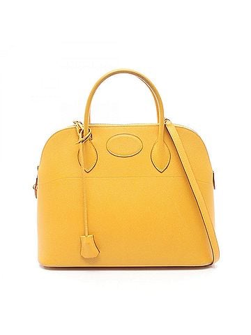 Hermès Hermes Bolide 35-Way Handbag, Leather, Courchevel Women's, Yellow (view 1)