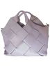 Iacucci 50% Gauze 100% Leather Pink Tan Leather Tote One size - photo 1