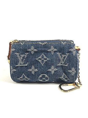 Louis Vuitton LOUIS VUITTON M95082 Monogram Denim Trousse Speedy PM Keyring Wallet/Coin Case Wallet Charm Handbag Pouch Women's Blue (view 1)