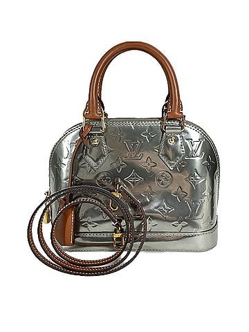 Louis Vuitton LOUIS VUITTON M90484 Monogram Vernis Alma BB 2-Way Bag Shoulder Tote Handbag Canvas Women's Argent Silver (view 1)