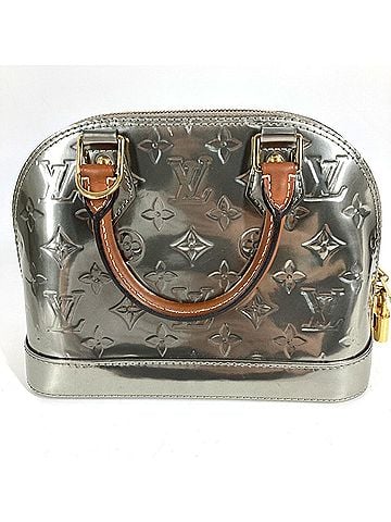 Louis Vuitton LOUIS VUITTON M90484 Monogram Vernis Alma BB 2-Way Bag Shoulder Tote Handbag Canvas Women's Argent Silver (view 2)