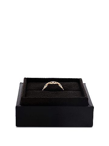Hermès Chaine d'Ancre Enchainee Ring 18K Rose Gold Small (view 2)