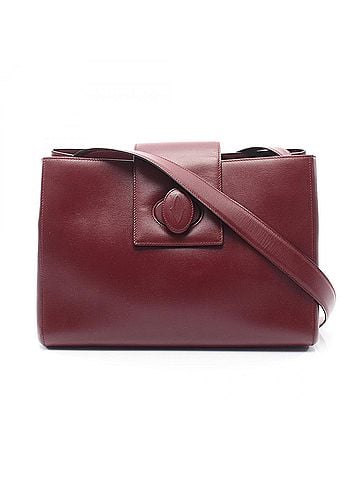 Cartier Cartier Must Line Shoulder Bag/Handbag, Leather, Women's, Bordeaux (Burgundy) (view 1)