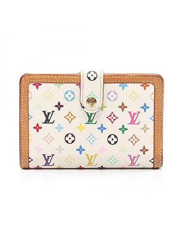 Louis Vuitton Louis Vuitton Porte Monnaie Billet Viennois Monogram Multicolor Blanc Bi-fold Wallet Leather Women's White M92987 (view 1)