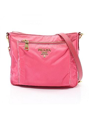 Prada Prada PRADA Shoulder Bag Handbag Nylon Saffiano Leather Women's Pink (view 1)