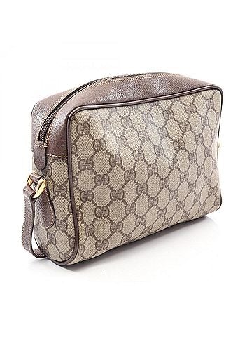 Gucci Gucci Old GG Plus Shoulder Bag/Handbag, Coated Canvas and Leather, Women's, Beige/Brown/Multicolor, 001 115 6655 (view 2)