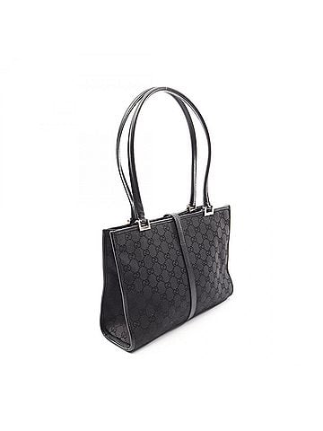 Gucci Gucci Jackie Tote Bag Handbag Canvas Leather Women's Black 002 1073 (view 2)