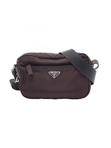 Prada Prada VELA SPORT Shoulder Bag/Handbag, Nylon and Leather, Women's, Brown, BT0167 (view 1)