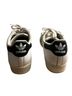 Adidas 100% Leather White Black Sneakers Size 7 - photo 2