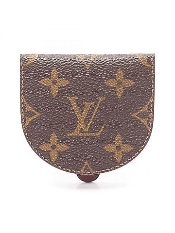 Louis Vuitton Louis Vuitton Portemonnaie Cuvette Monogram Wallet/Coin Purse Leather Wallet for Men and Women Brown M61960 (view 1)