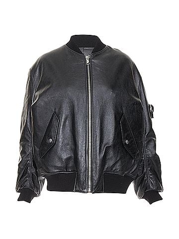 Prada PRADA  Raf Simons 2021 Runway lambskin triangle pouch oversized bomber IT38 XS (view 1)